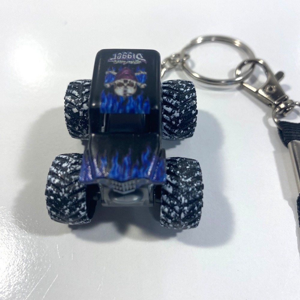 Monster Jam Mini Son-uva Digger 1:87 Custom Keychain Lanyard Winter Snow Tires